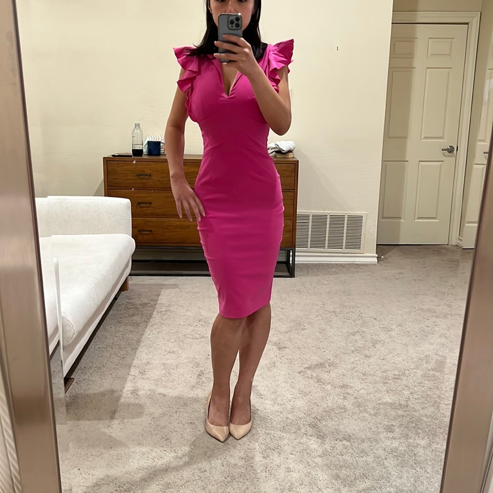 Hybrid Hot Pink Cocktail Dress
